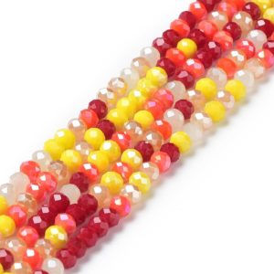 Blaze Bead Crystal Rondelle Bead - Riverside Beads