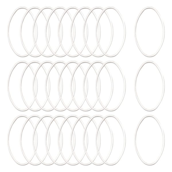 Large Oval Connector Link Rings - Riverside Beads