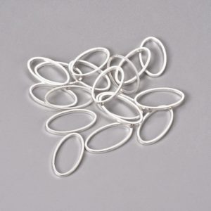 Small Oval Connector Link Rings - Riverside Beads