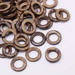 Wooden Connector Link Rings - Riverside Beads