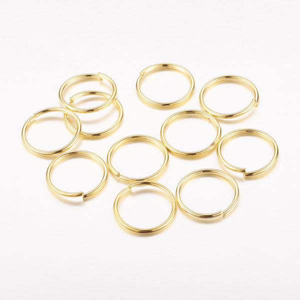 14mm Golden Jump Ring- Riverside Beads