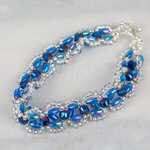 Cross My Heart Bracelet Kit - Blue