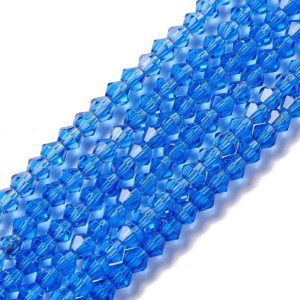 3mm Crystal Bicone Bead - Royal Blue - Riverside Beads