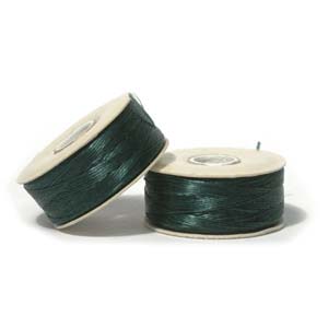 Nymo Beading Thread Size D - Evergreen - Riverside Beads