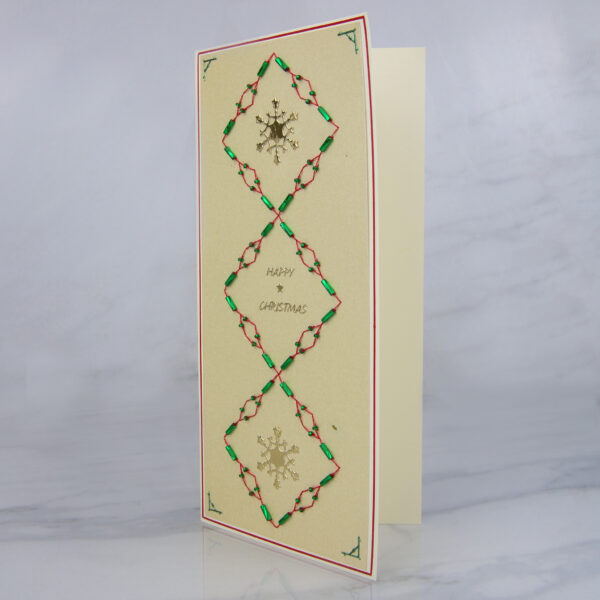 Diamond Card Prick and Stitch Workshop