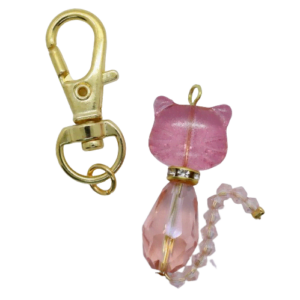 Blush the Beaded Cat - Riverside Beads