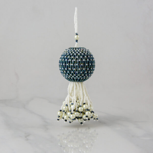 Christmas Netted Beaded Bauble Workshop - Riverside Beads