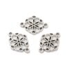 Double Flower Charm Link Connector - Riverside Beads