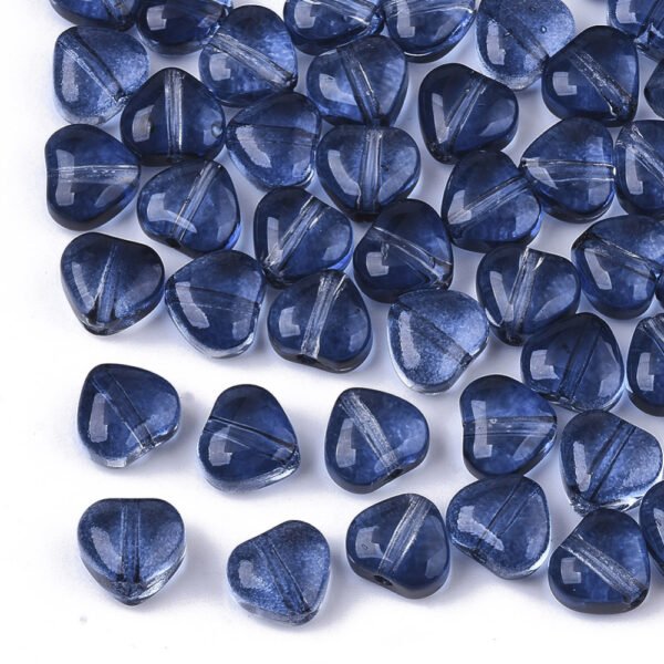 Glass Heart Bead - Riverside Beads