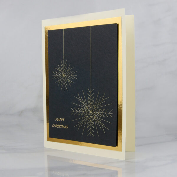 Snowflake Prick and Stitch Card Making
