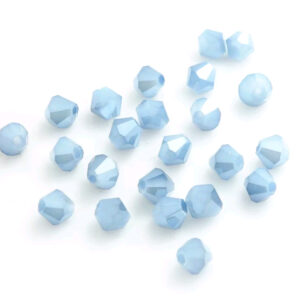 4mm Crystal Bicone Bead - Stormy Blue - Riverside Beads