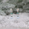 Beaded Snowman Earrings - Riverside Beads