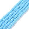 Opaque Crystal Rondelle Bead Blue