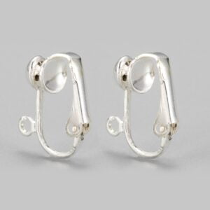 Silver Clip-On Earrings - Riverside Beads