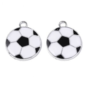 Enamel Football Charms - Riverside Beads