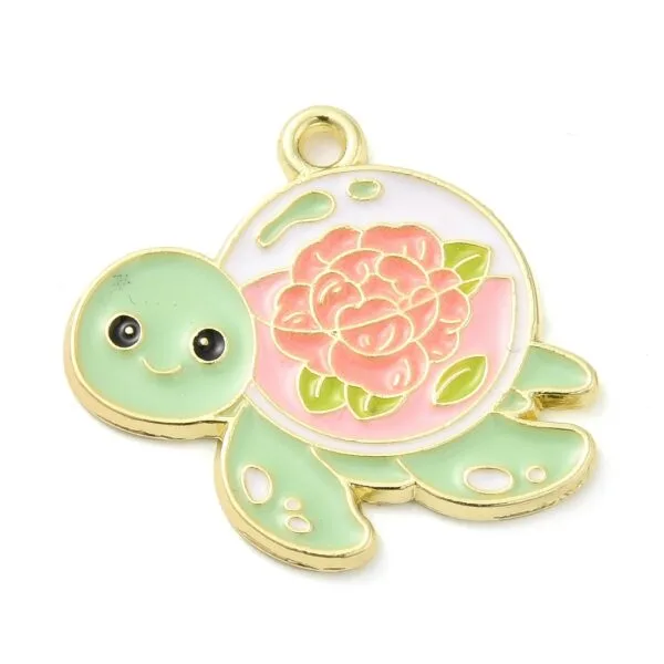 Enamel Turtle Charms