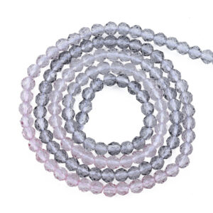 The 3mm storm round beads are part of our crystal rounds collection. Available in a variety of different colours. Shop Riverside Beads.