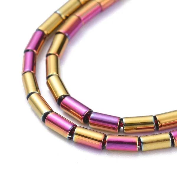 Glass Tube Bead - Sunset - Image 2