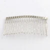 Large Silver Hair Side Combs Slides - Riverside Beads