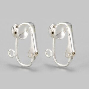 Silver Clip-on Earrings, a lovely alternative for non-pierced ears