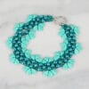 Teal Lacy Ladder Flower Bracelet Kit