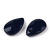 Acrylic Teardrop bead - Navy Blue - Opaque Raindrop pendant