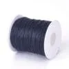 1mm Waxed Cotton Cord Black