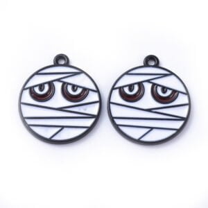 Enamel Mummy Charm - Riverside Beads