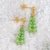 Fern Christmas Tree Earrings - Riverside Beads