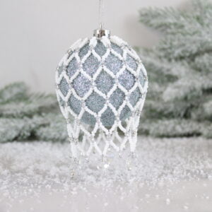 Crystal Beaded Bauble Net Kit - White