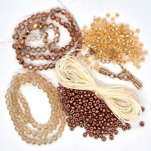 Bronze Crystal Bead Bundle - Riverside Beads