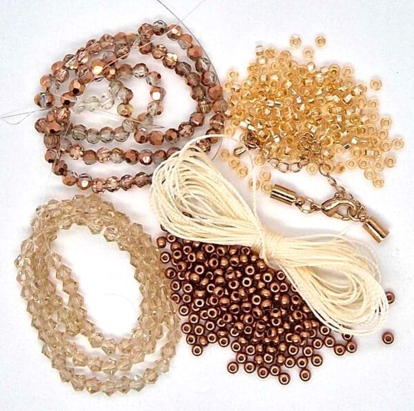 Bronze Crystal Bead Bundle - Riverside Beads