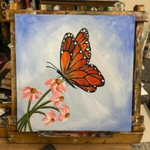 Butterfly Cuppa and Canvas Workshop - Riverside Beads