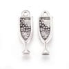 Wine, prosecco, champagne Glass Charms - Riverside Beads