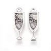 Wine, prosecco, champagne Glass Charms - Riverside Beads