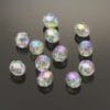 Acrylic 8mm Faceted AB Beads - Riverside Beads