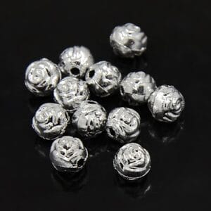 Acrylic 8mm Flower Beads - Riverside Beads