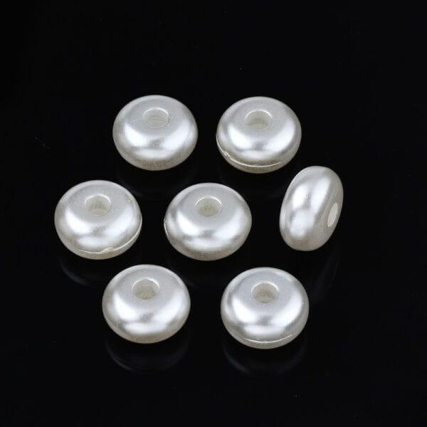 Acrylic Disc Beads Pearl - Riverside Beads