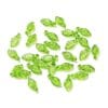 Acrylic Leaf Charms Bright Green - Riverside Beads