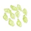 Acrylic Leaf Charm Light Green - Riverside Beads