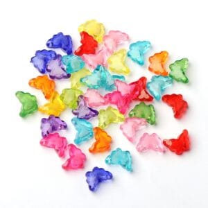 Acrylic Butterfly Shaped Beads - Riverside Beads