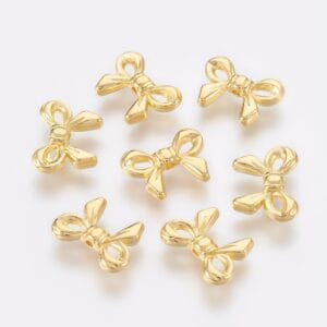 Bow Spacer Beads - Riverside Beads