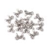 Bow Spacer Beads Silver - Riverside Beads