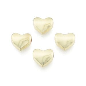 Heart Shaped Spacer Beads - Riverside beads