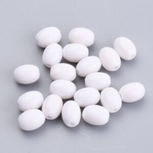 Opaque Oval Acrylic Beads - Riverside Beads