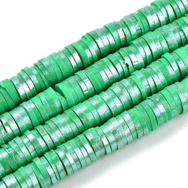 Pearlized Heishi Clay Beads - Riverside Beads