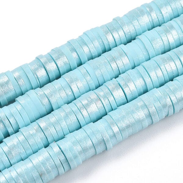 Pearlized Heishi Clay Beads - Riverside Beads