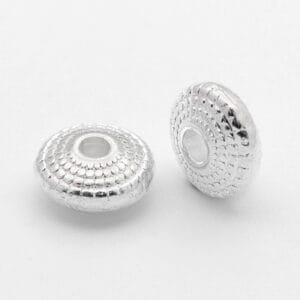 Textured Disc Spacer Beads - Riverside Beads