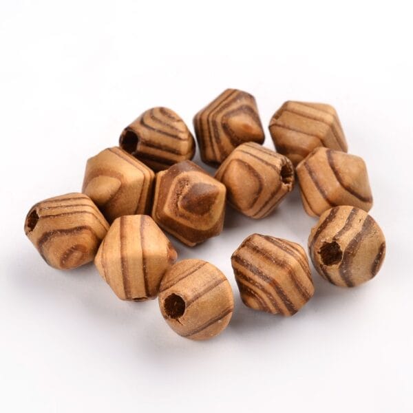 Wooden Bicone Beads - Riverside Beads