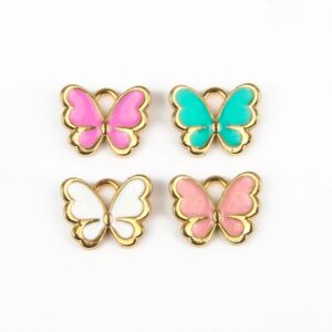 Enamel Butterfly Charms - Riverside Beads